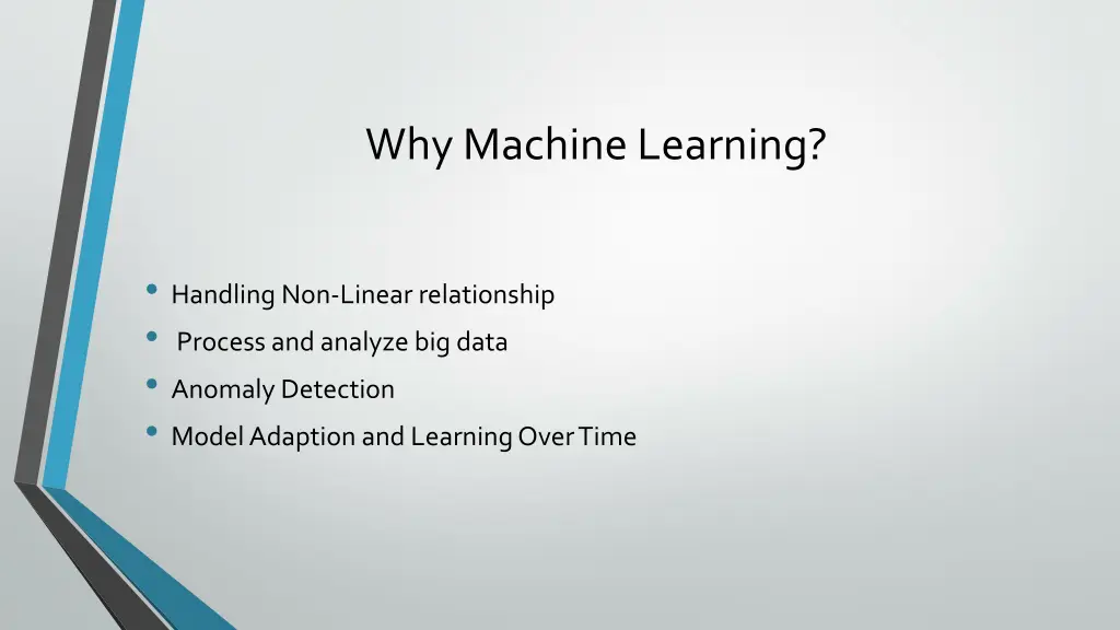 why machine learning