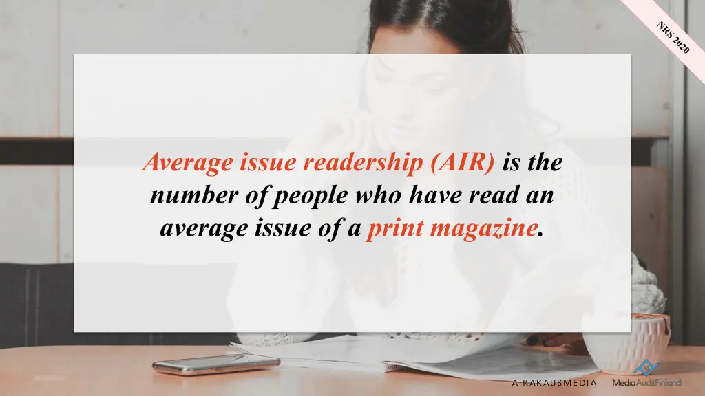 average issue readership air is the number