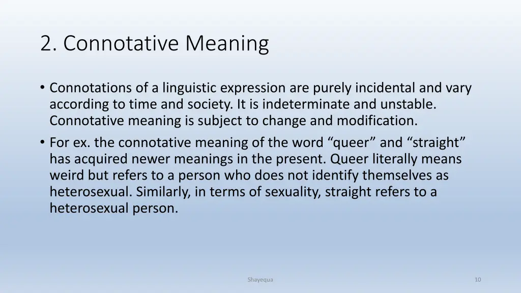 2 connotative meaning 1