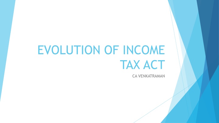 evolution of income