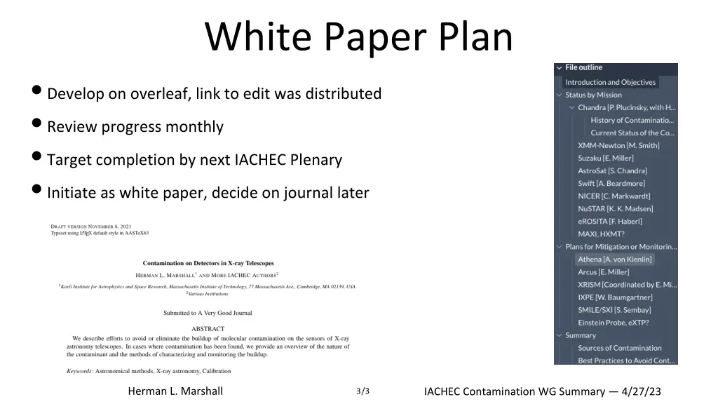 white paper plan
