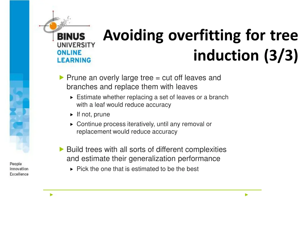 avoiding overfitting for tree induction 3 3