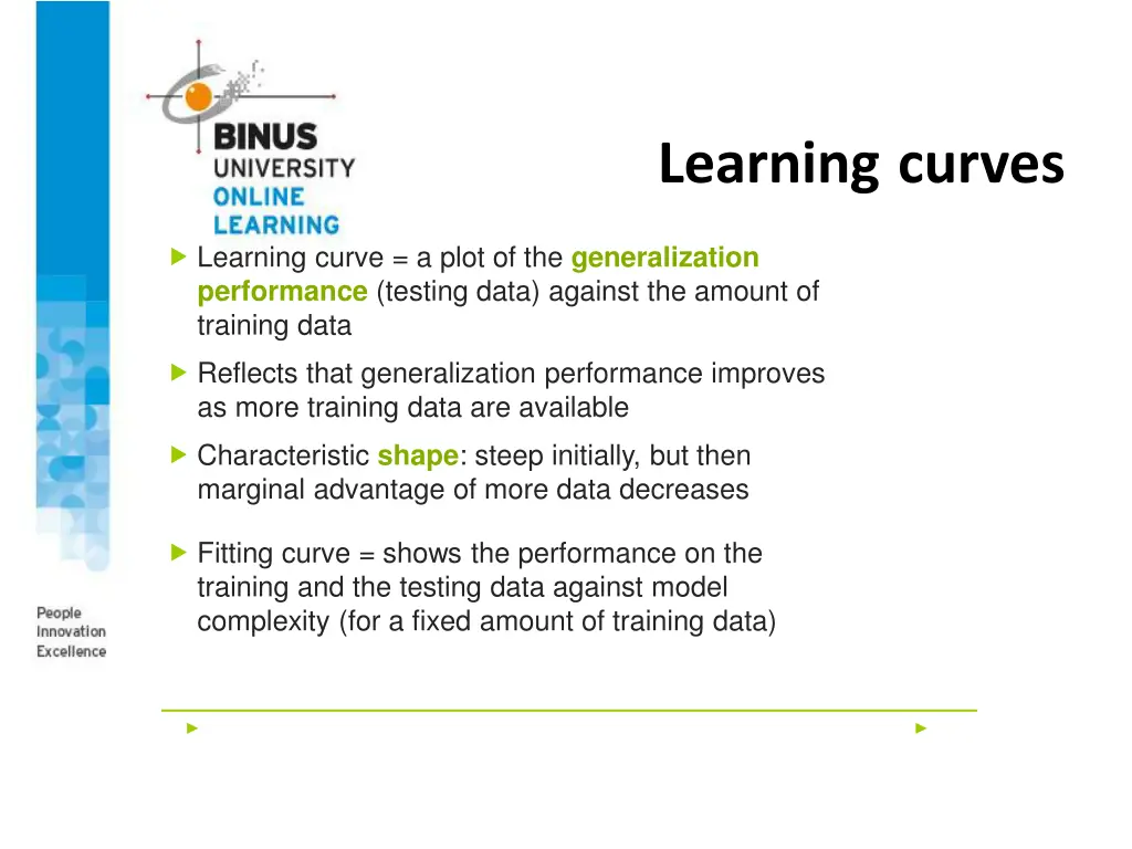 learning curves 1