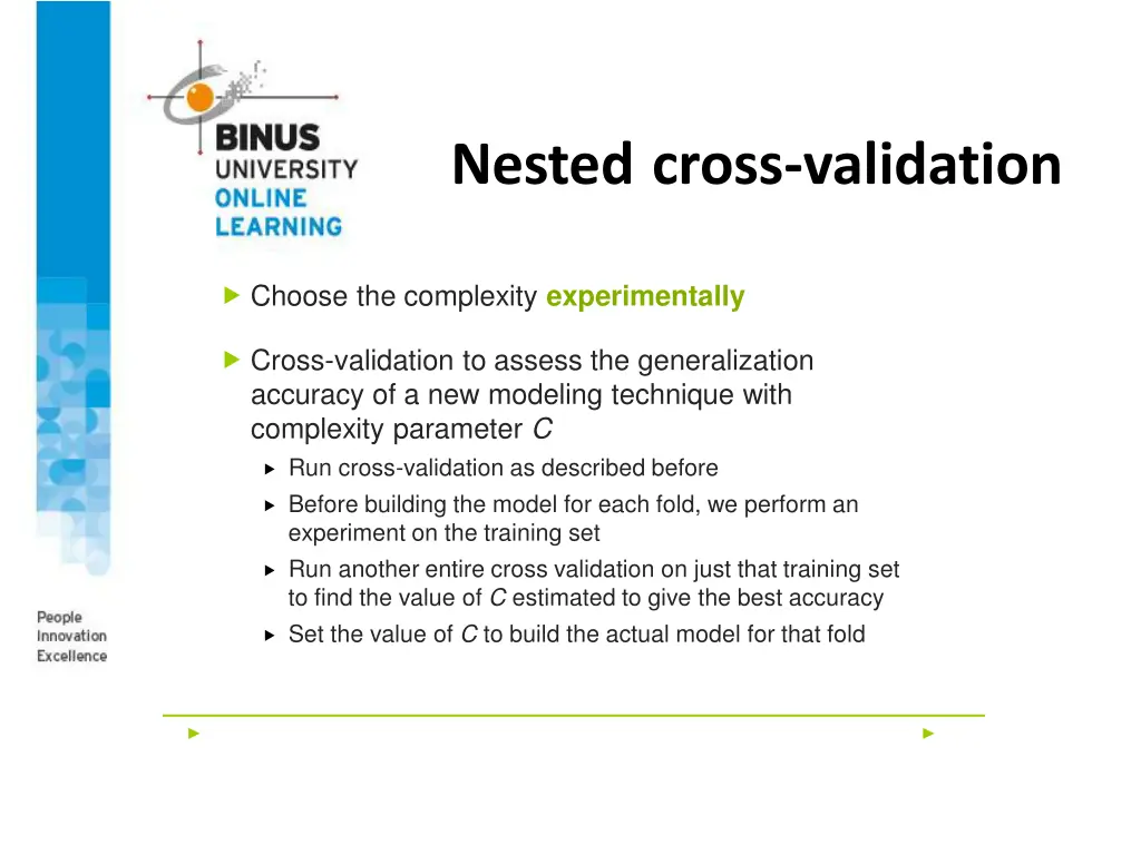 nested cross validation