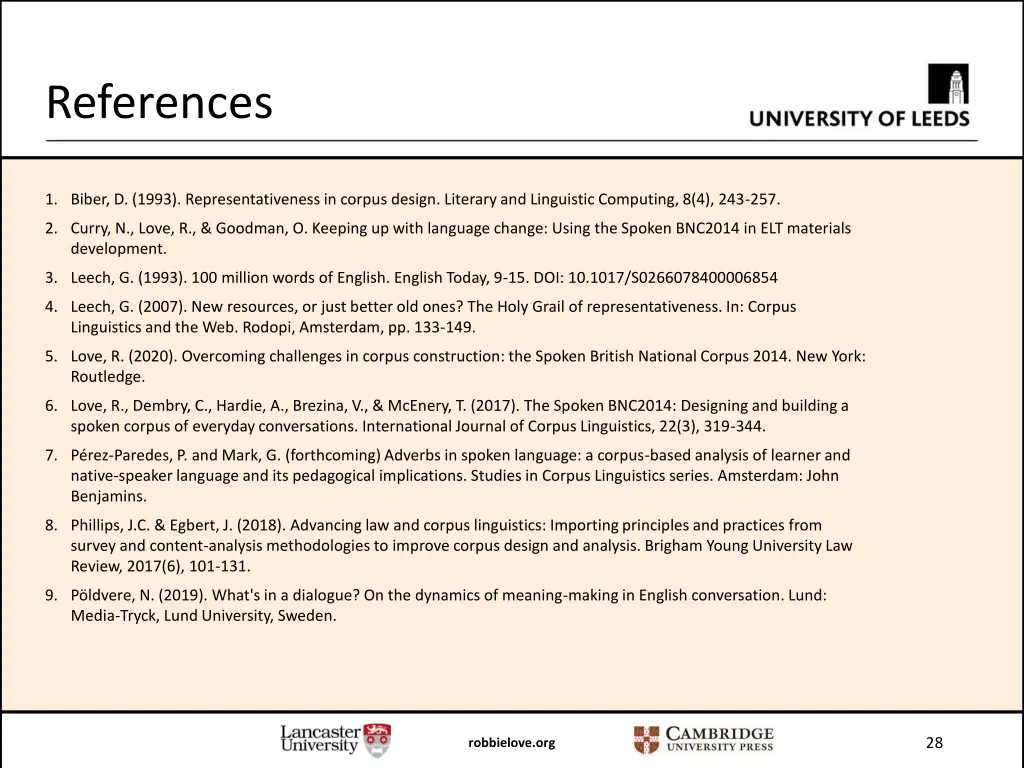 references