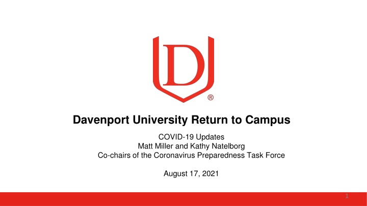 davenport university return to campus