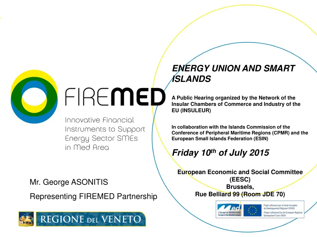 energy union and smart islands