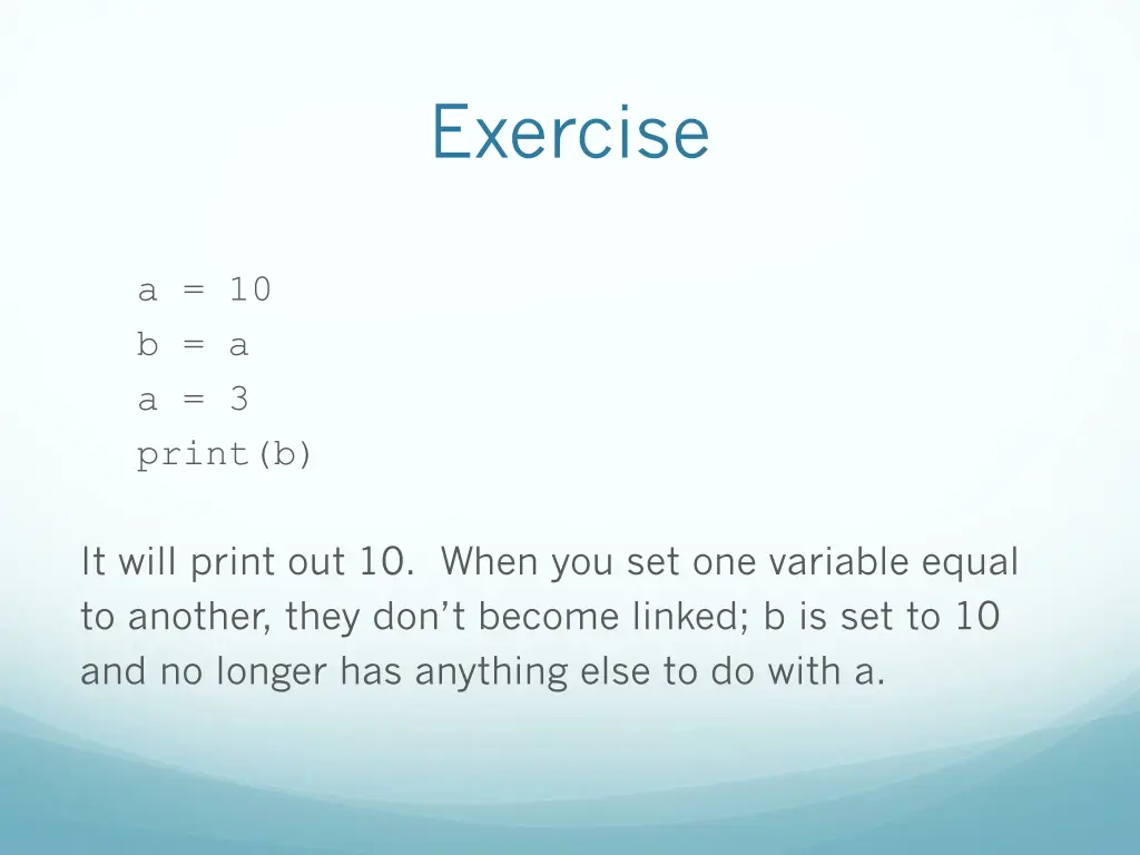 exercise 2
