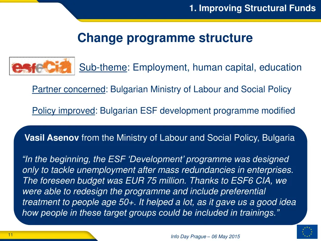 1 improving structural funds 7