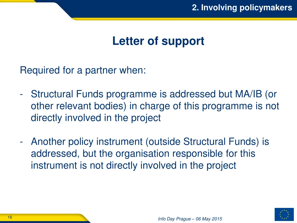 2 involving policymakers 2