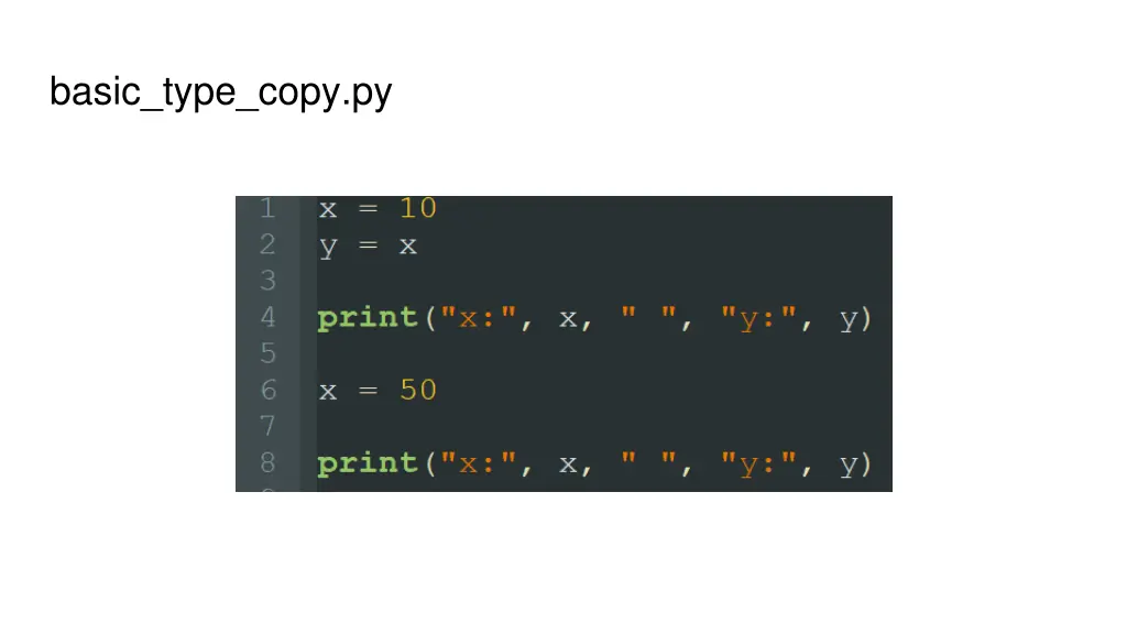basic type copy py