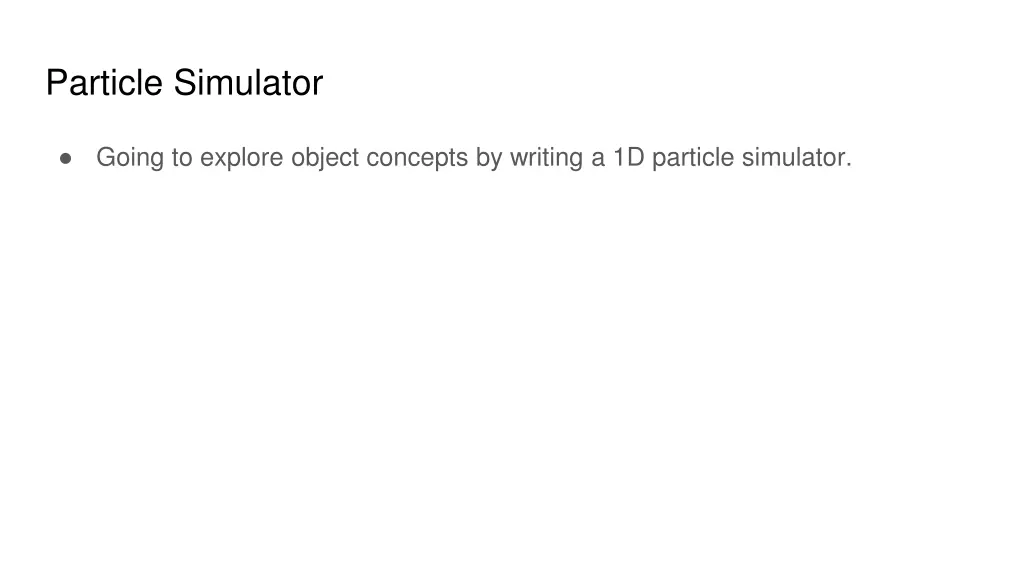 particle simulator
