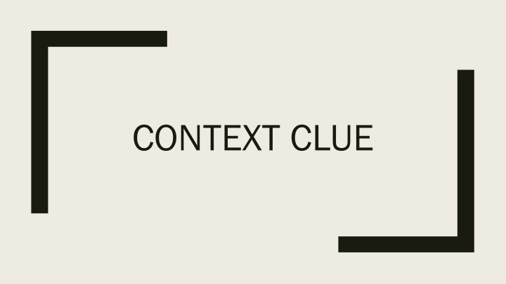 context clue