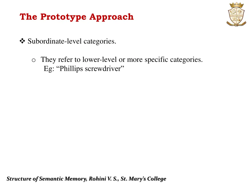the prototype approach 3