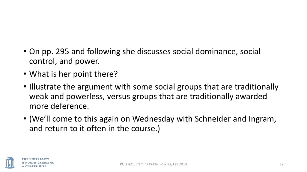on pp 295 and following she discusses social