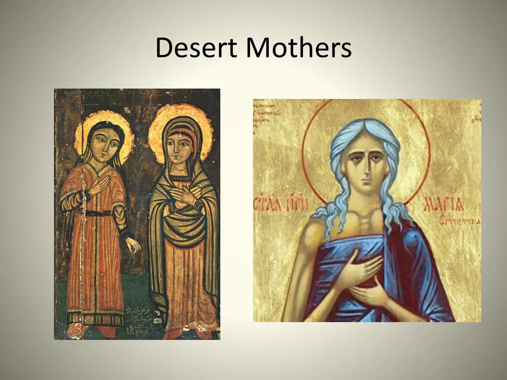 desert mothers