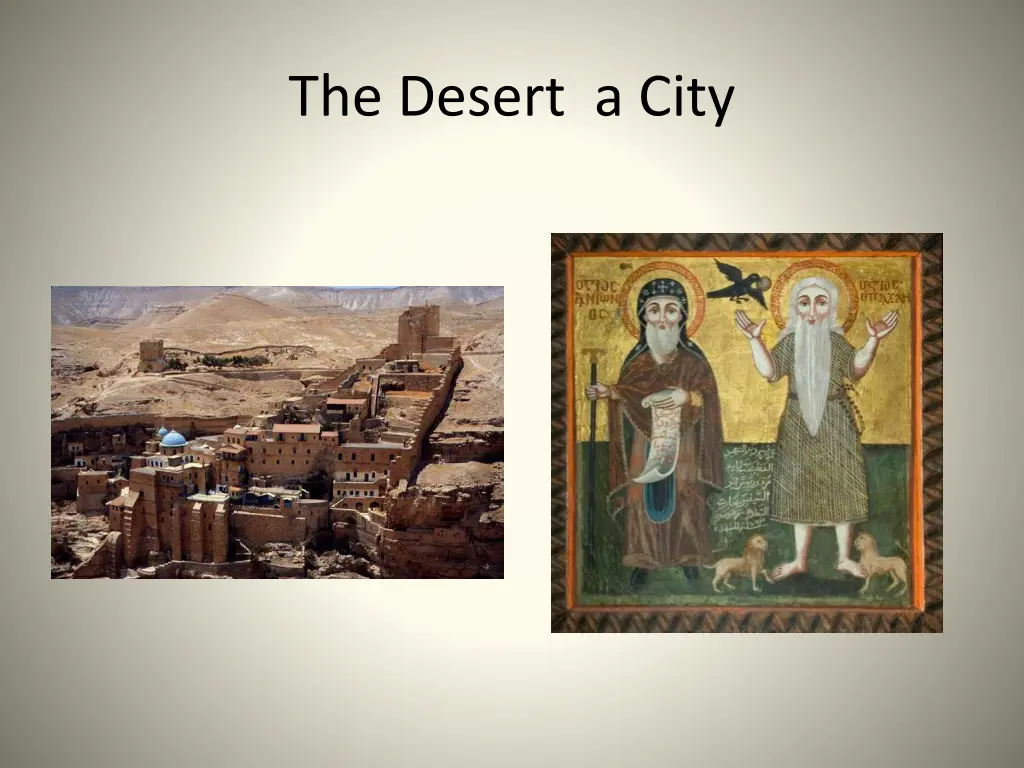 the desert a city