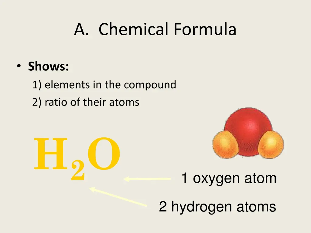 a chemical formula
