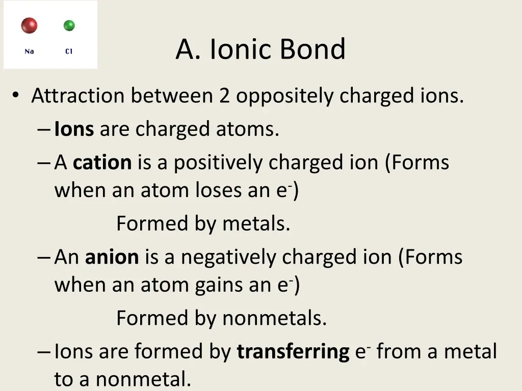 a ionic bond
