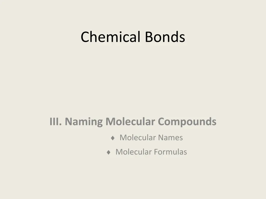 chemical bonds 2