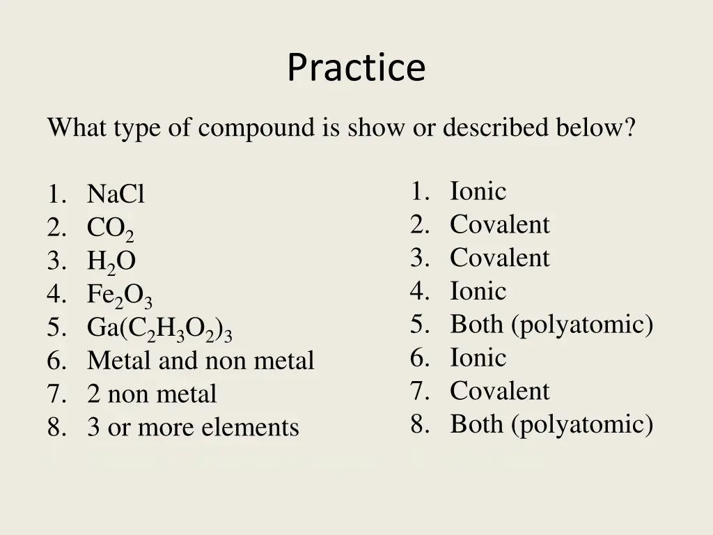 practice