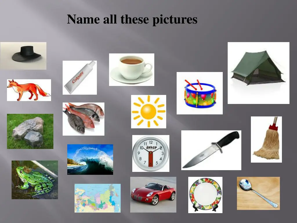 name all these pictures