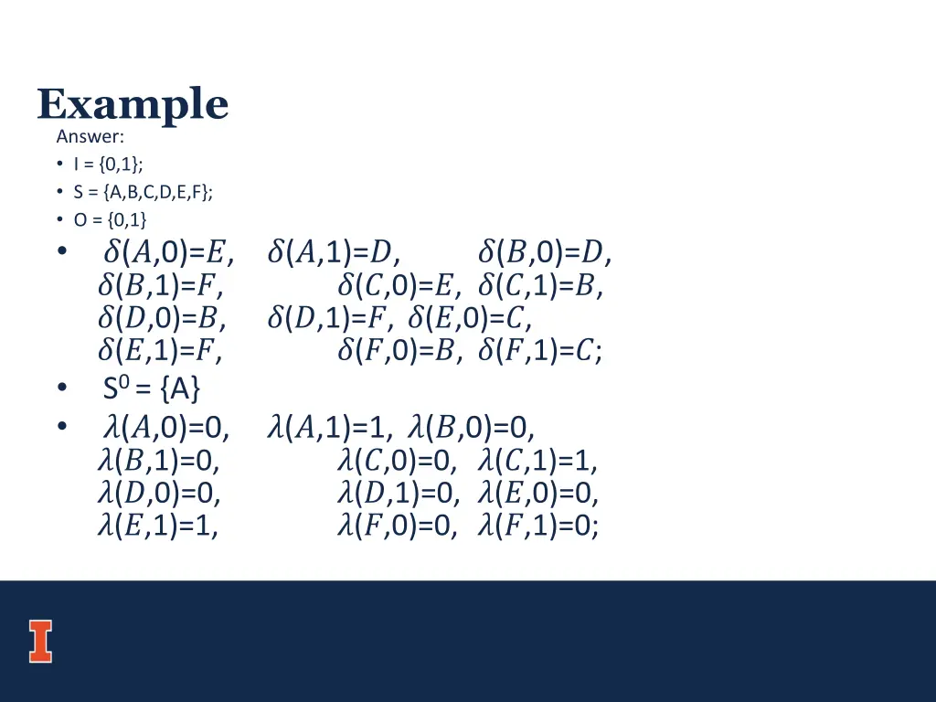 example answer