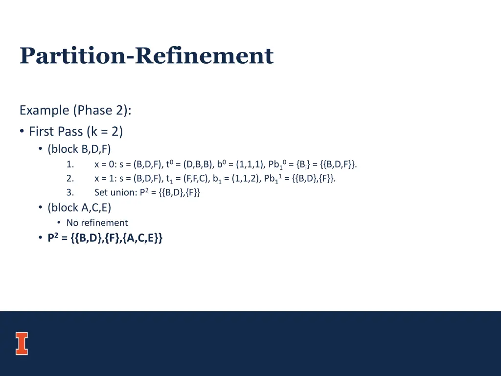 partition refinement 3