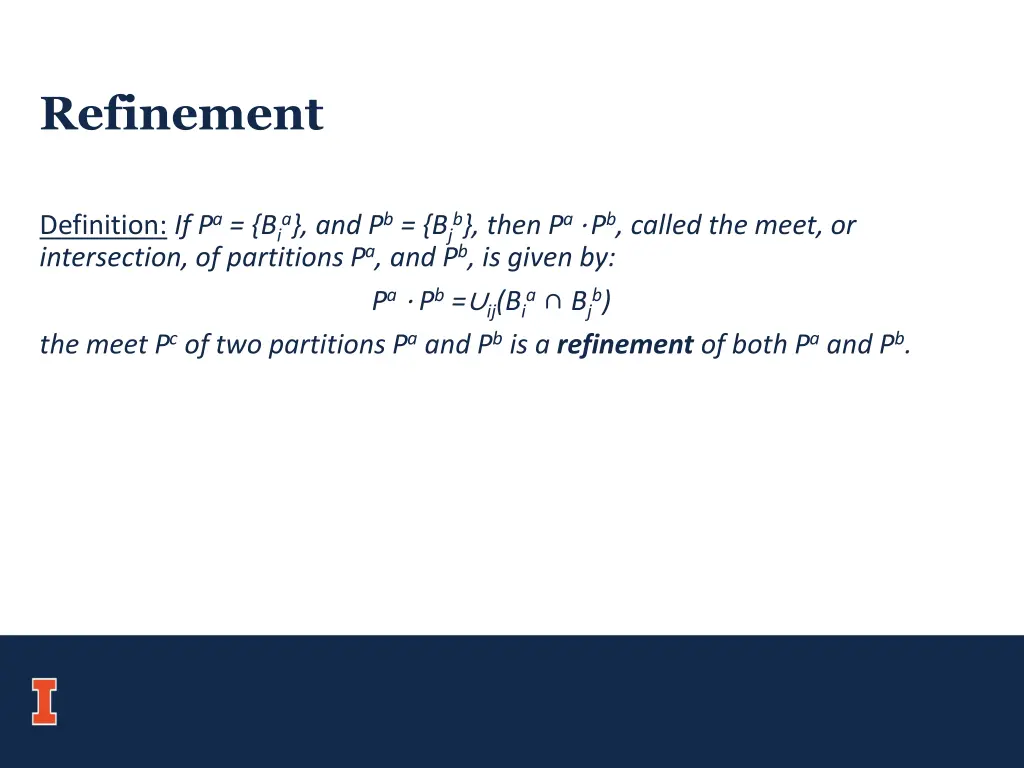 refinement