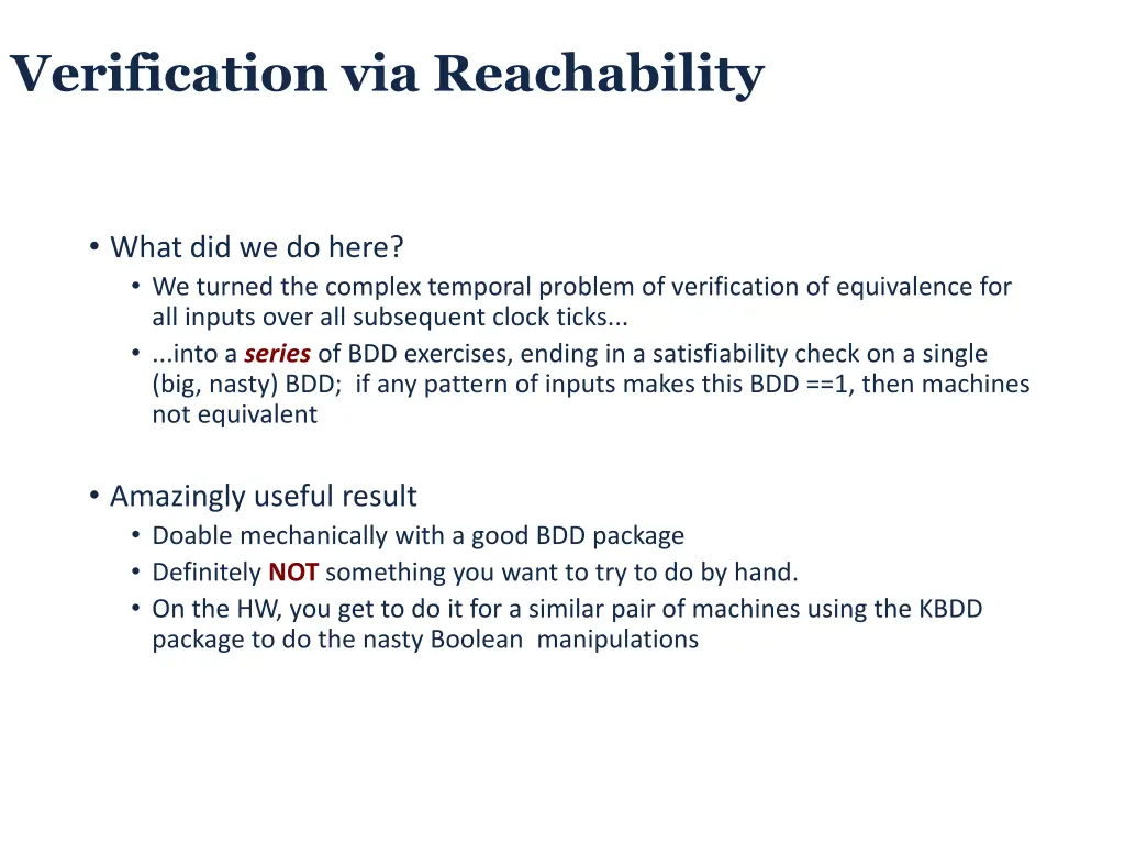 verification via reachability 2