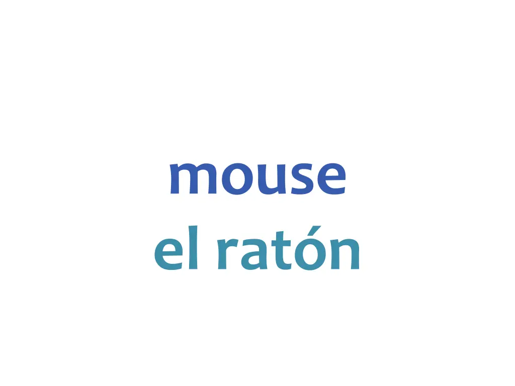 mouse el rat n