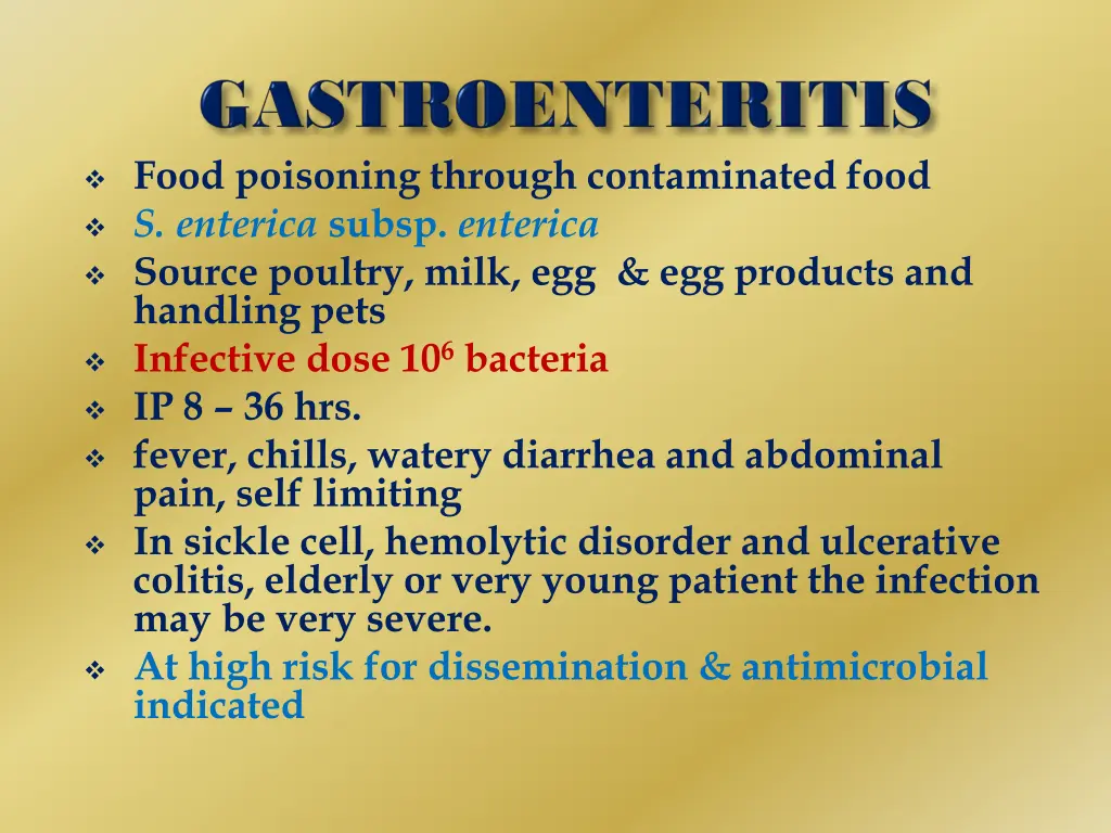 food poisoning through contaminated food