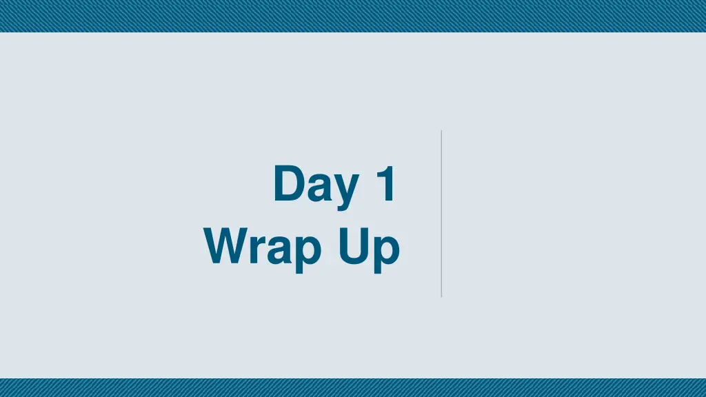 day 1