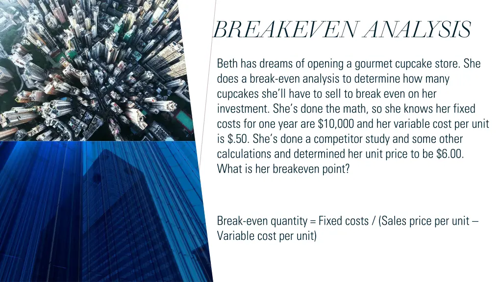breakeven analysis 2