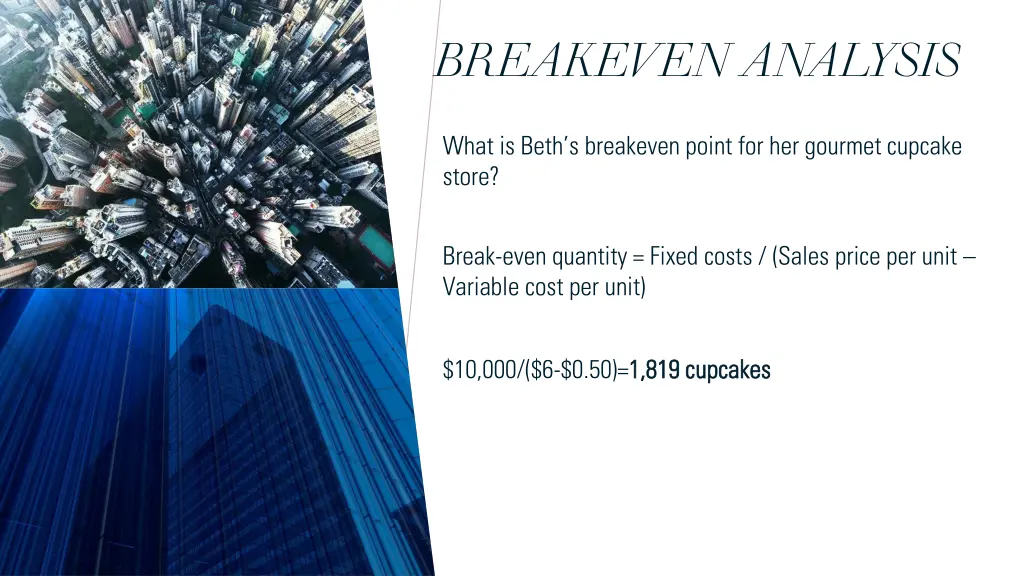 breakeven analysis 3