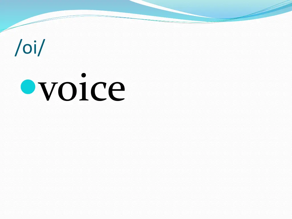 oi voice