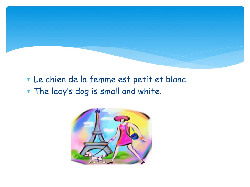 le chien de la femme est petit et blanc the lady