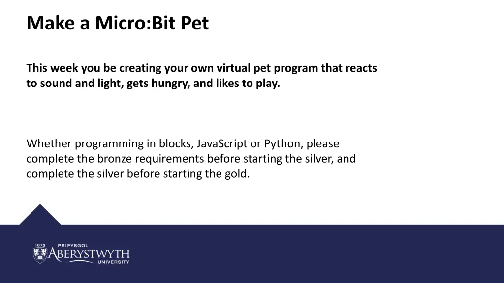 make a micro bit pet