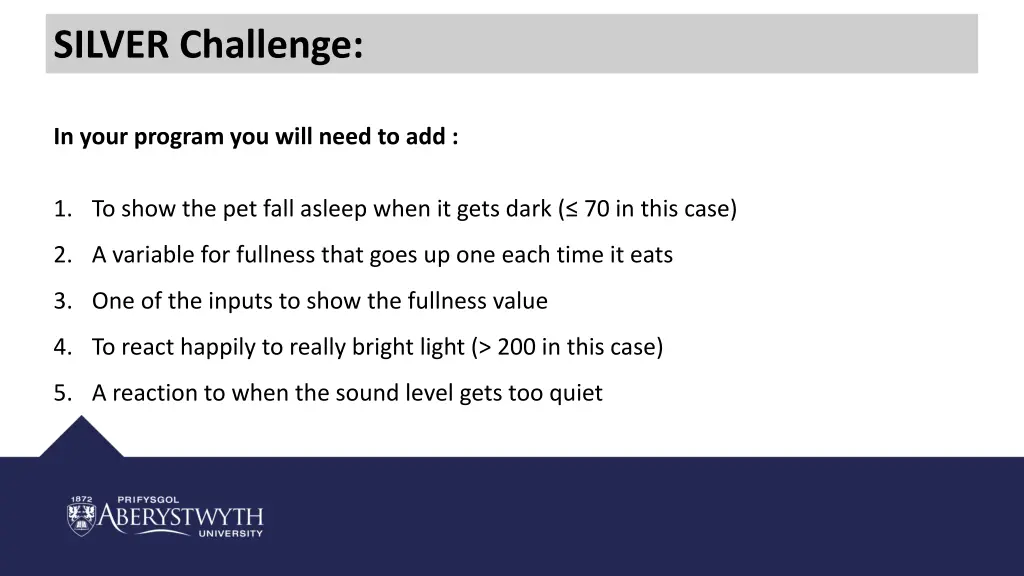 silver challenge