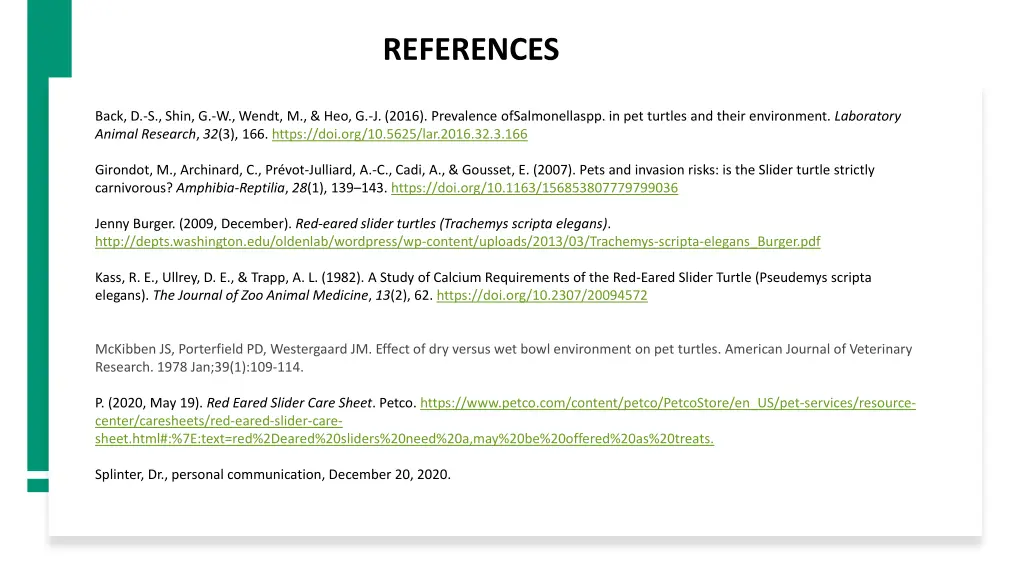 references