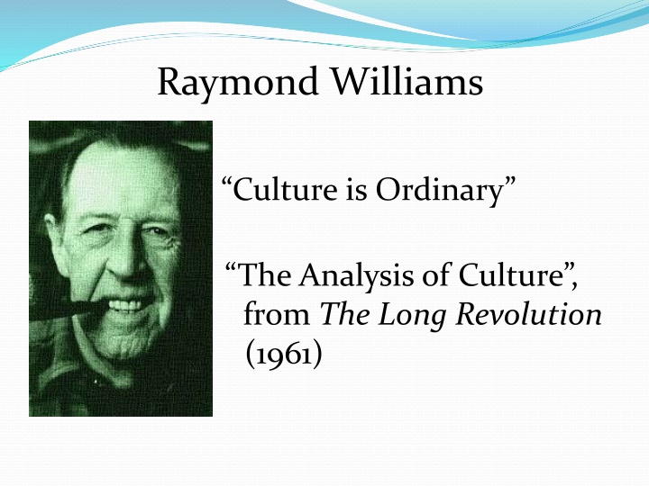 raymond williams
