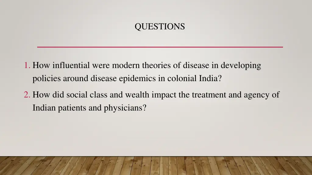 questions