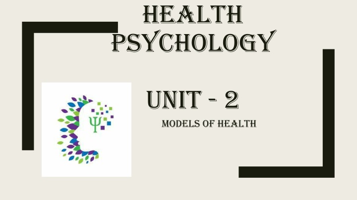 health psychology