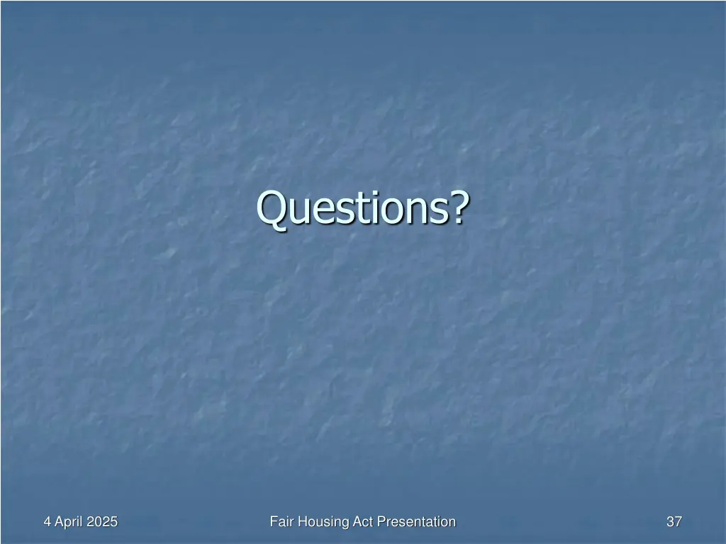 questions