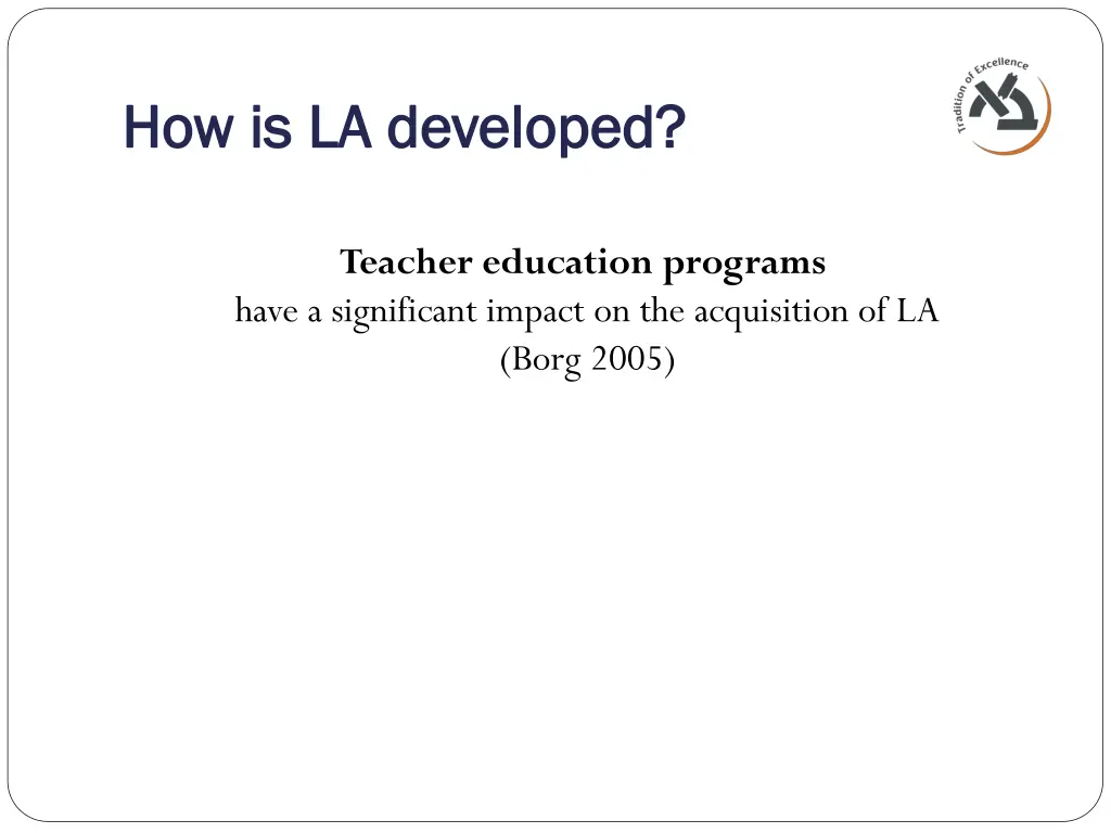 how is la developed how is la developed