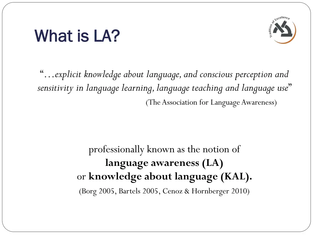 what is la what is la