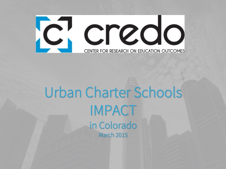 urban charter schools impact in colorado march
