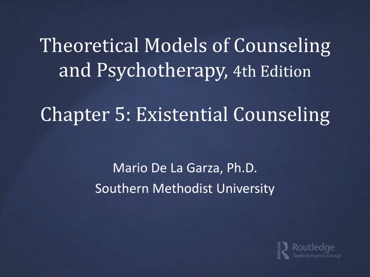 theoretical models of counseling