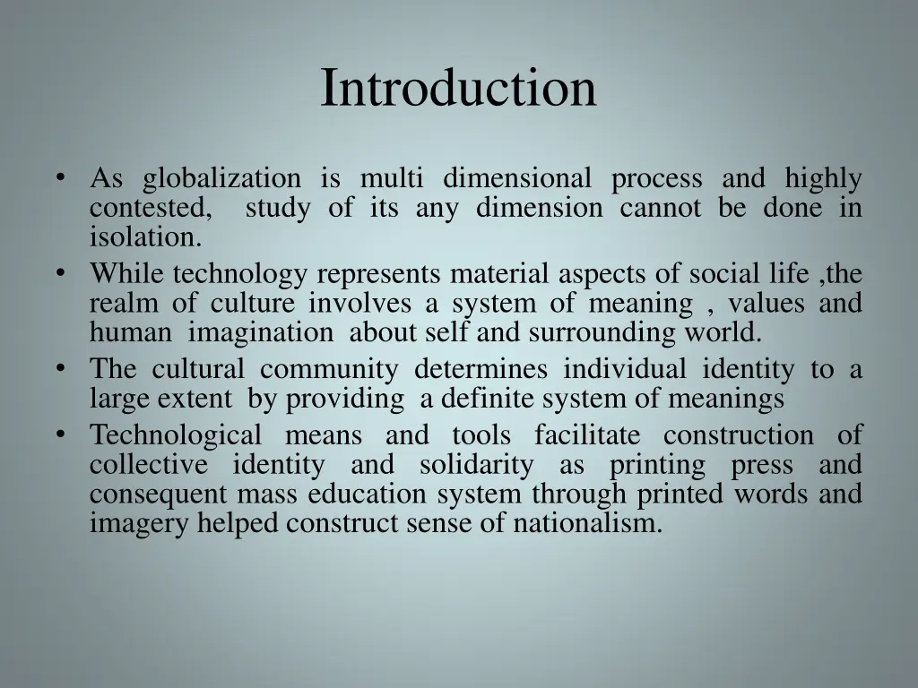 introduction