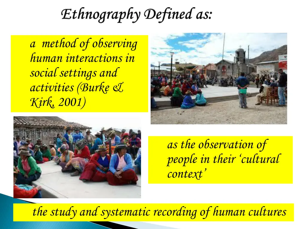 a method of observing human interactions